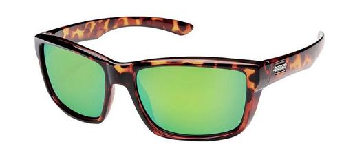  Mayor Sunglasses - Tortoise/Green Mirror Polarized