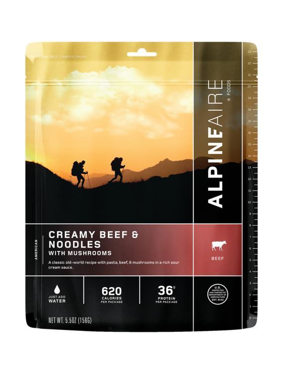  Alpineaire Creamy Beef & Noodles With Mushrooms