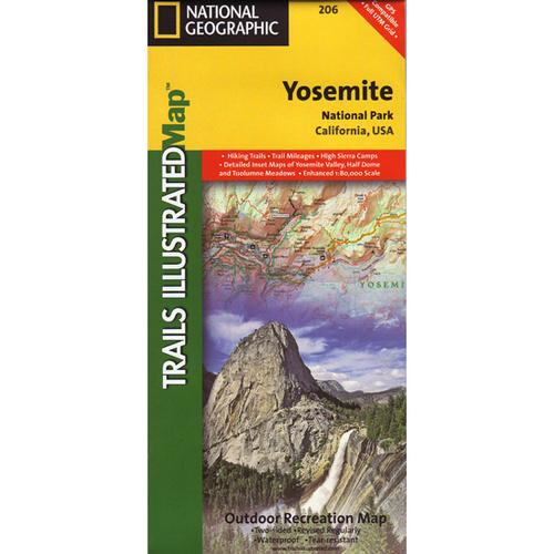  Yosemite National Park Trail Map