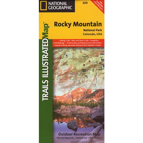  Rocky Mountain National Park Trail Map