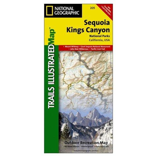  Sequoia National Park Trail Map
