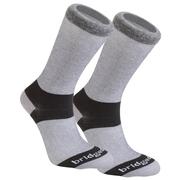 Bridgedale CoolMax Sock 2pk - Grey Med