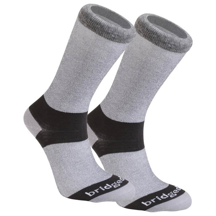 Bridgedale CoolMax Sock 2pk - Grey Lg l Bill & Paul’s l Grand Rapids, MI