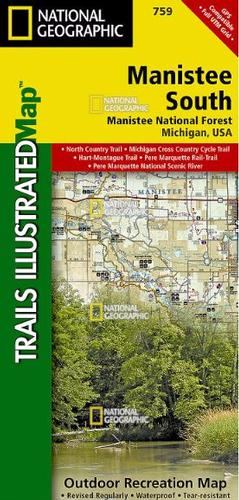  Manistee National Forest South Trail Map