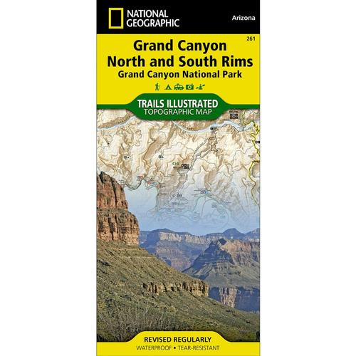  Grand Canyon North And South Rims Trail Map