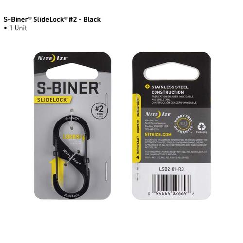  S- Biner Slidelock # 3 - Black