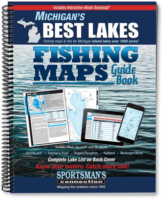  Michigan's Best Lakes Fishing Map Guide