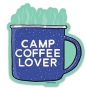 Camp Coffee Lover Sticker
