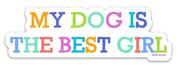 Best Girl Dog Sticker