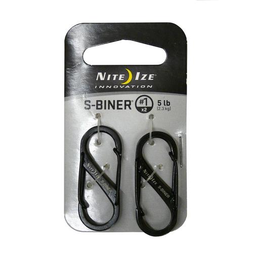  S- Biner # 1 2pk (Black)