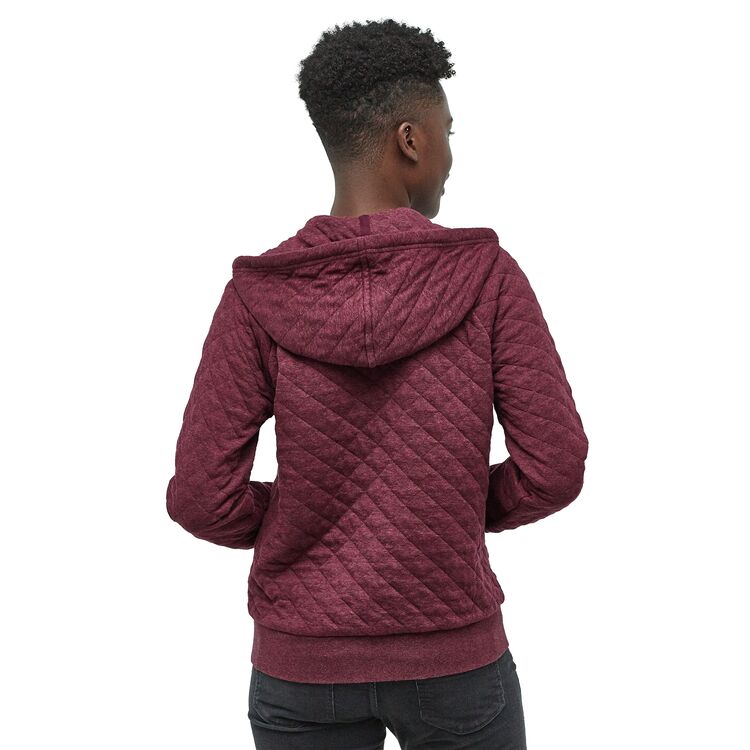 patagonia women's organic cotton quilt hoody