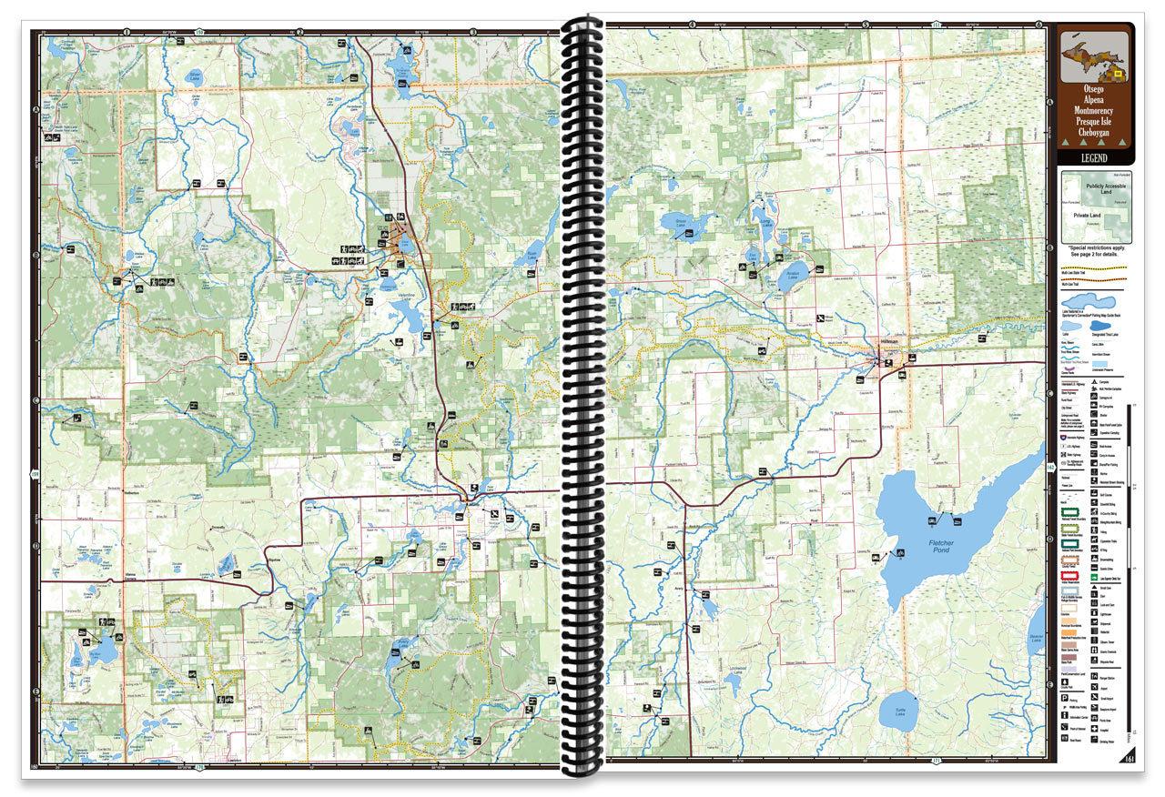 Northern Michigan All-Outdoors Atlas & Field Guide by Sportsman's Connection
